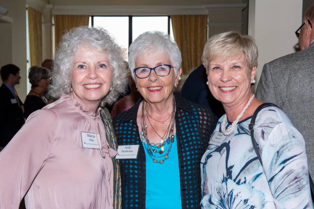 Marcia Haas with Ardy DenBesten, and Diane Paton.